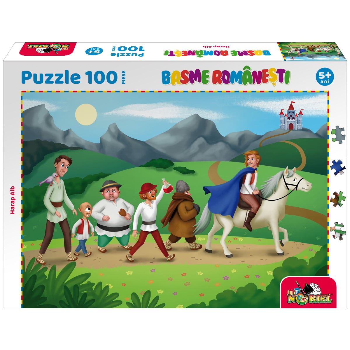 Puzzle Noriel 100 piese Harap Alb - Basme Românești