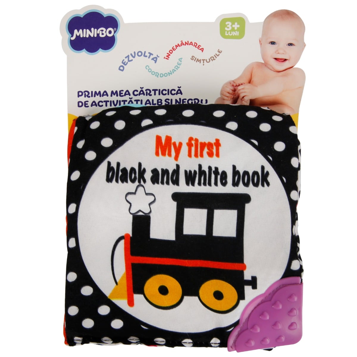 Carte activități Minibo Alb-Negru | Bebeluși