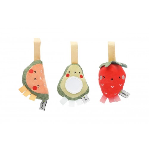 Set 3 Jucării Plus Fructe Pearhead pentru Carucior - imagine 3