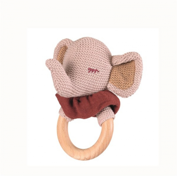 Zornăitoare Bebe Rosalie Egmont Toys, Lemn