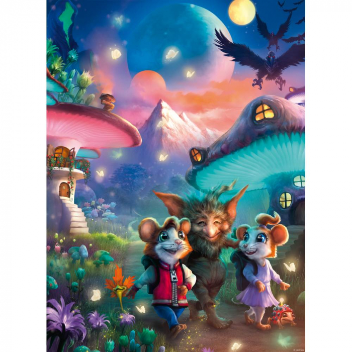 Puzzle Ravensburger Orasul Ciuperca 100 piese