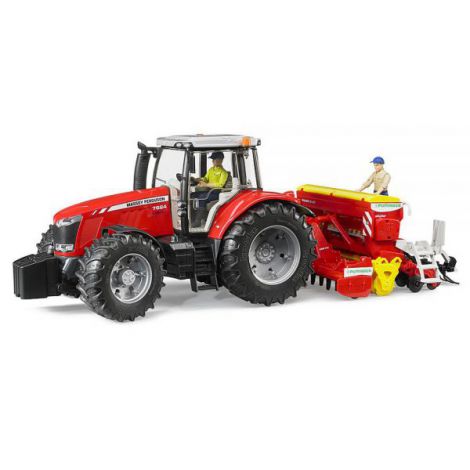 Tractor Bruder Massey Ferguson 7624 Premium - imagine 2