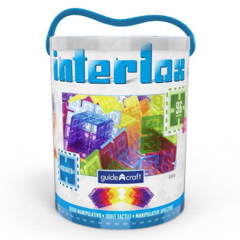 Guidecraft Interlox 96 piese constructie educationala - imagine 6