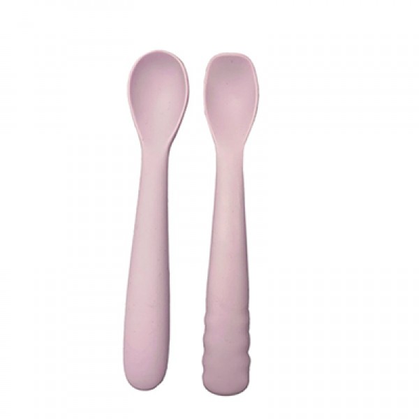 Bo Jungle Set 2 Linguri Silicon Roz pentru Bebelusi