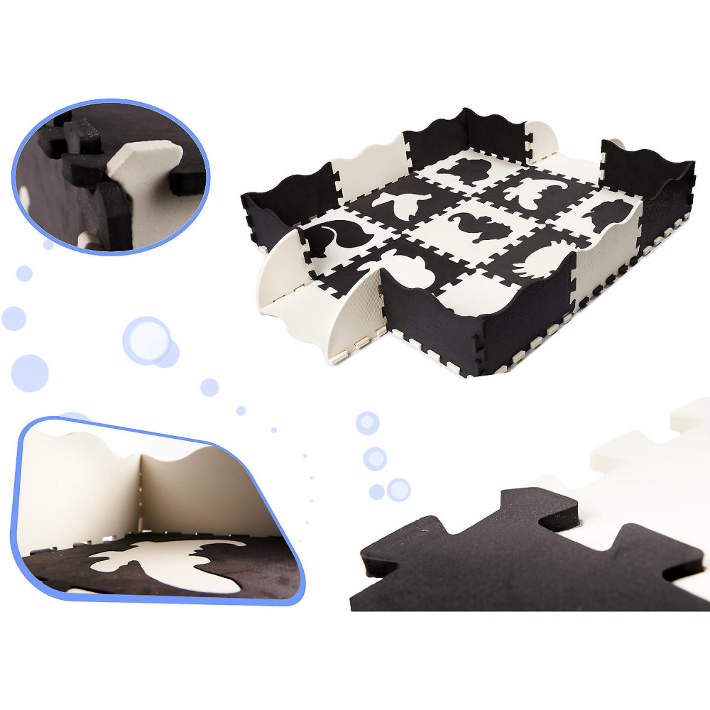 Covor Puzzle 25 Piese Ikonka | Educativ și Colorat - imagine 2
