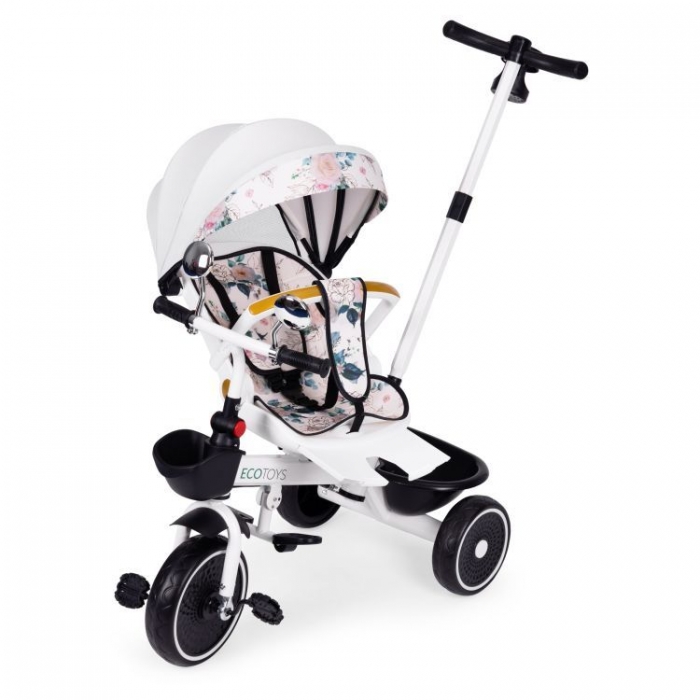 Tricicleta Ecotoys multifuncțională cu scaun 360° - imagine 6