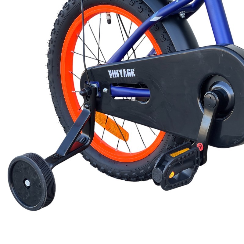 Procart Bicicleta Copii 16" Albastru-Portocaliu - imagine 6