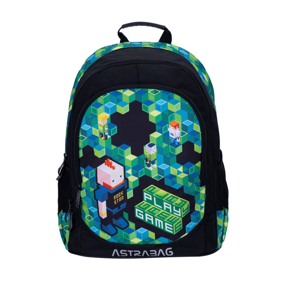 Ghiozdan Astrabag Play Game cu 3 Compartimente