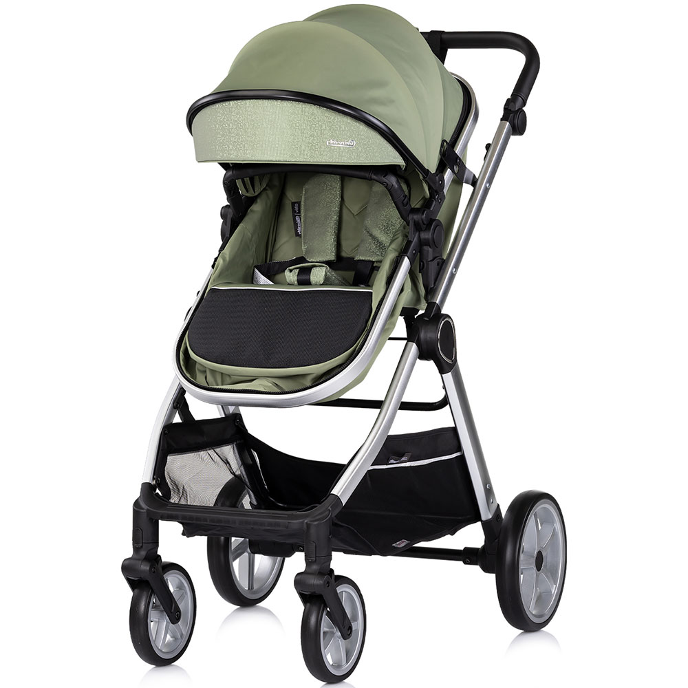 Carucior 3 in 1 Chipolino Vista Basil - Transformabil - imagine 2