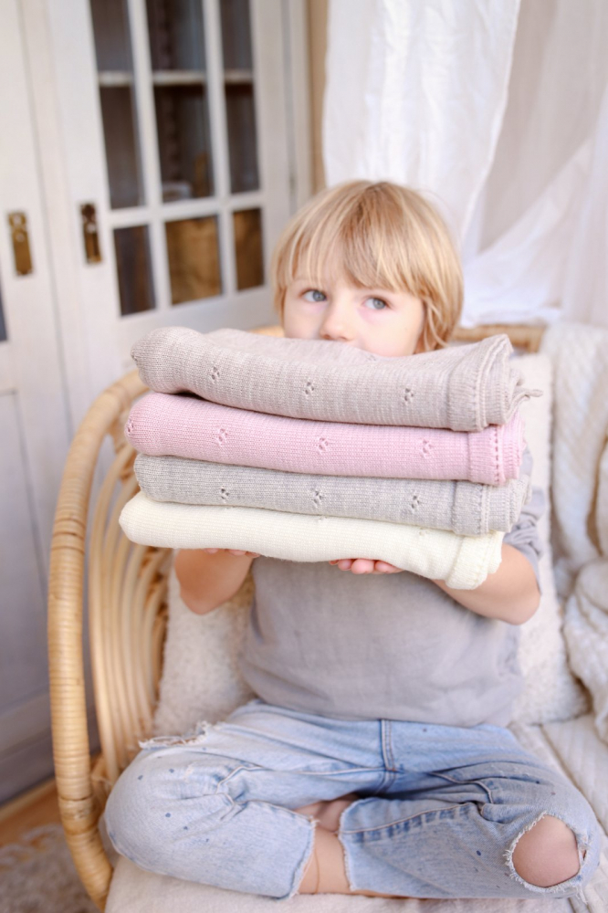 Babyly Paturica Merino Antialergenică Roz - imagine 3