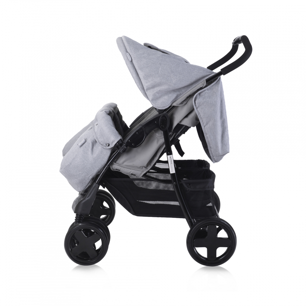 Carucior Gemeni Lorelli Twin Cool Grey - imagine 2