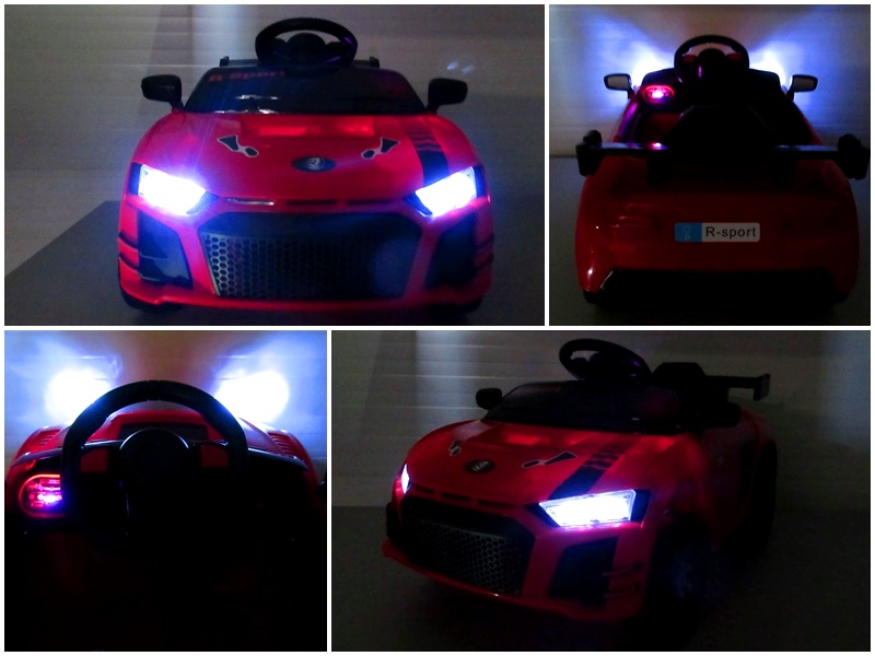 Masinuta Electrica Cabrio A1 Rosu pentru Copii - imagine 6