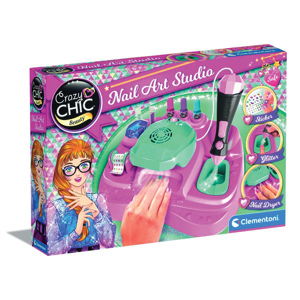 Clementoni Nail Art Studio, Set Manichiura