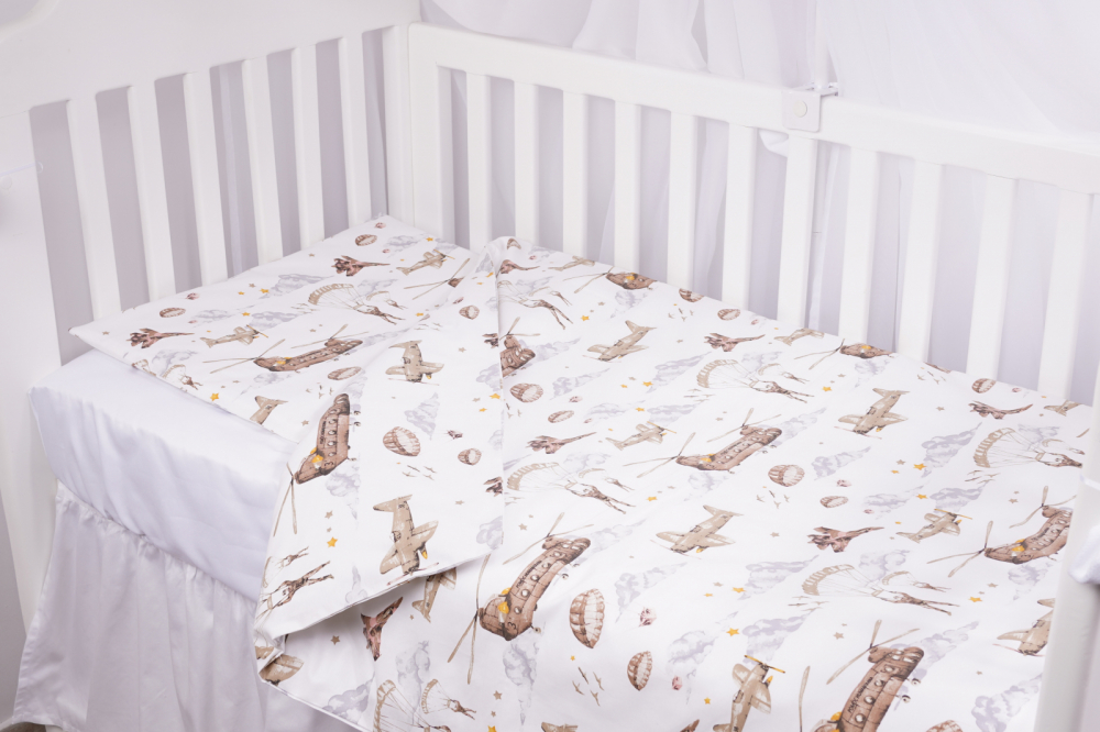 Set 7 piese lenjerie Confort Family maro 120x60cm