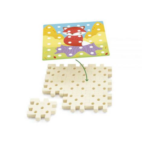 Quercetti Jumbo Peggy Bio - Joc Educativ 2-5 ani - imagine 2