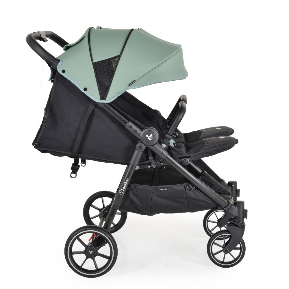 Cangaroo 2Gether - Carucior gemeni premium de la nastere - imagine 2