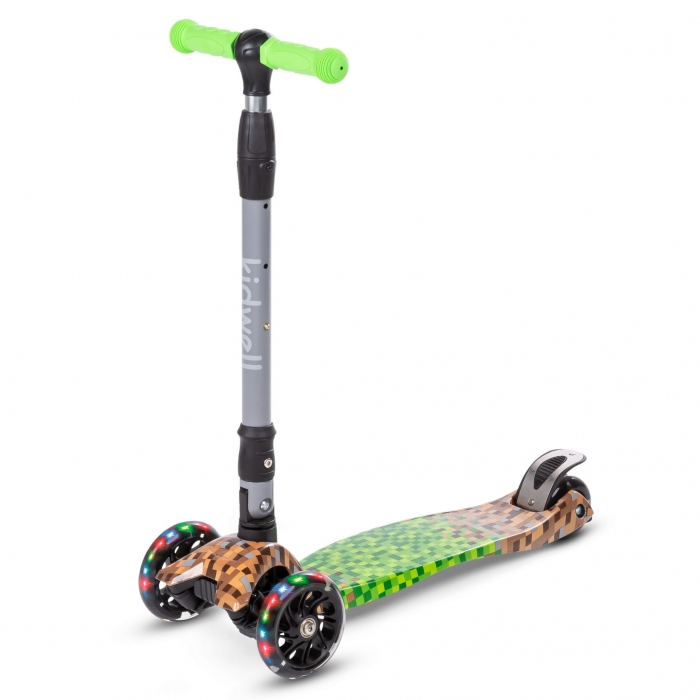 Trotineta Kidwell Vento Game Pliabila, LED, 3 Ani+ - imagine 10