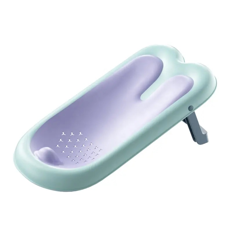 Suport Baie Little Mom Bunny Blue Pliabil, Uscare Rapidă - imagine 10