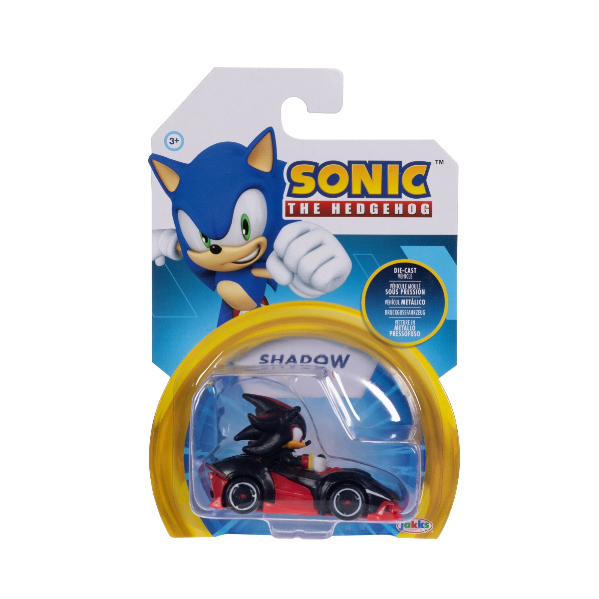 Masinuta Metal Sonic Shadow, Figurina Inclusa, Jucarie 1:64
