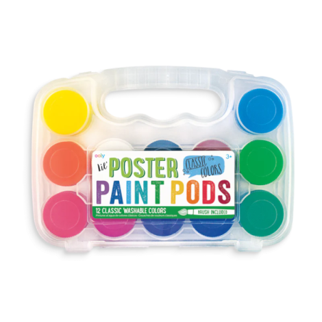 Acuarele Lil Paint Ooly, 12 culori lavabile