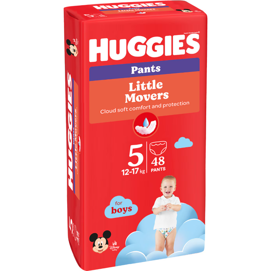 Scutece Huggies Pants Boy 5, 12-17 kg, 48 bucați - imagine 8