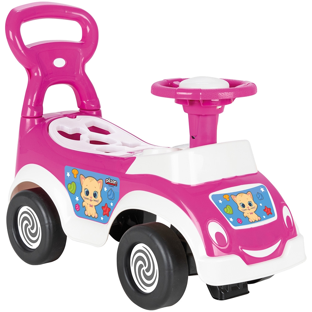 Masinuta Pilsan Smart Baby Pink, fara pedale - imagine 2