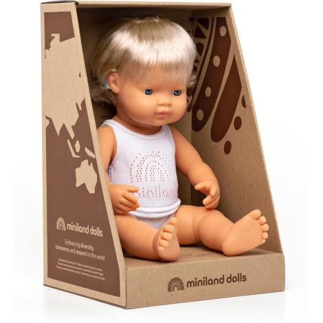 Păpușă Miniland cu Aparat Auditiv, 38 cm - imagine 8
