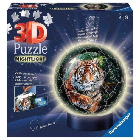 Ravensburger Puzzle 3D Tigru Luminos 72 Piese - imagine 3