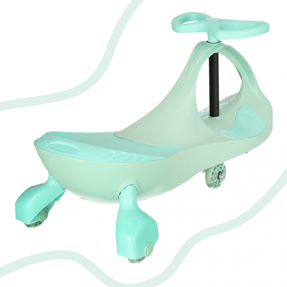 Plasmacar Ikonka Pastel Mint cu LED, 50 kg - imagine 4