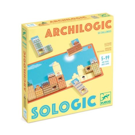 Joc Logic Archilogic Djeco - Puzle Arhitectură - imagine 2