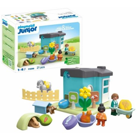 Playmobil Junior Custi Animale | Joacă Educațională