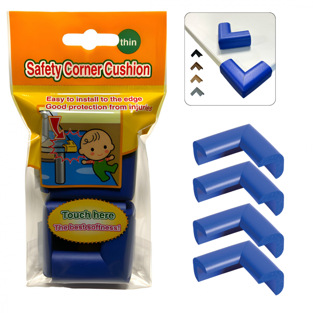 Set 4 Protectii Car Boy Safety Albastru - imagine 4