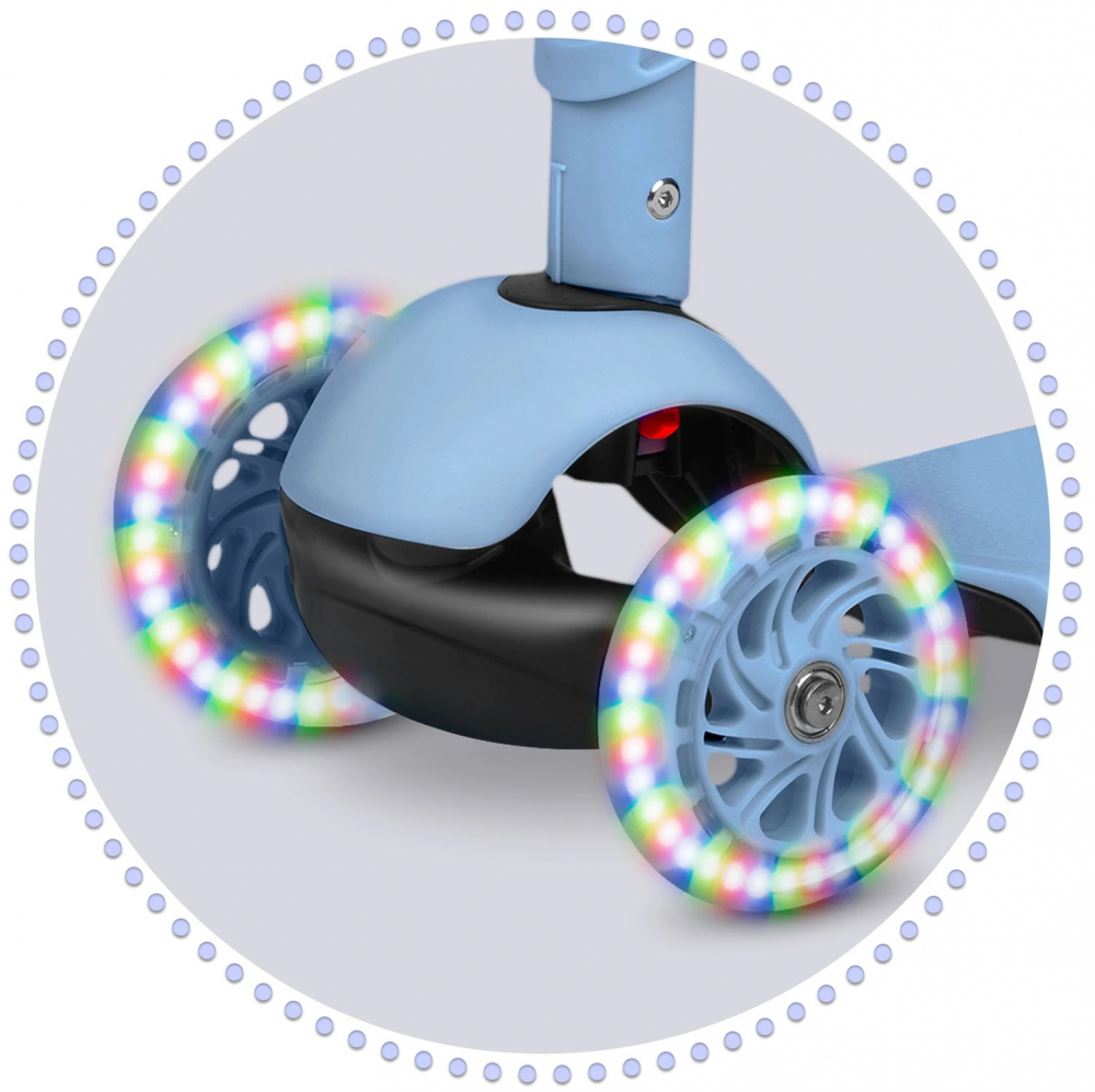 Trotineta 4 in 1 Ricokids Todi Albastru - imagine 3