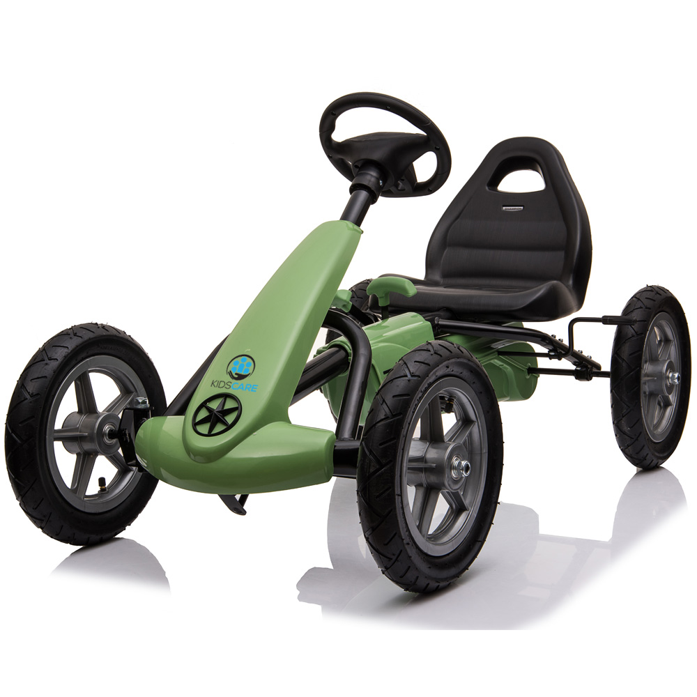 Karera Kidscare - Kart Pedale Verde Copii 4-9 Ani - imagine 5
