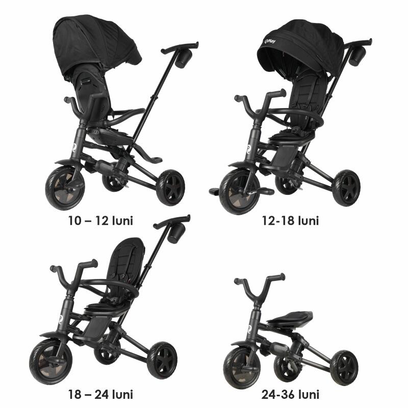 Tricicleta Qplay Nova Niello - Ultrapliabilă - imagine 3