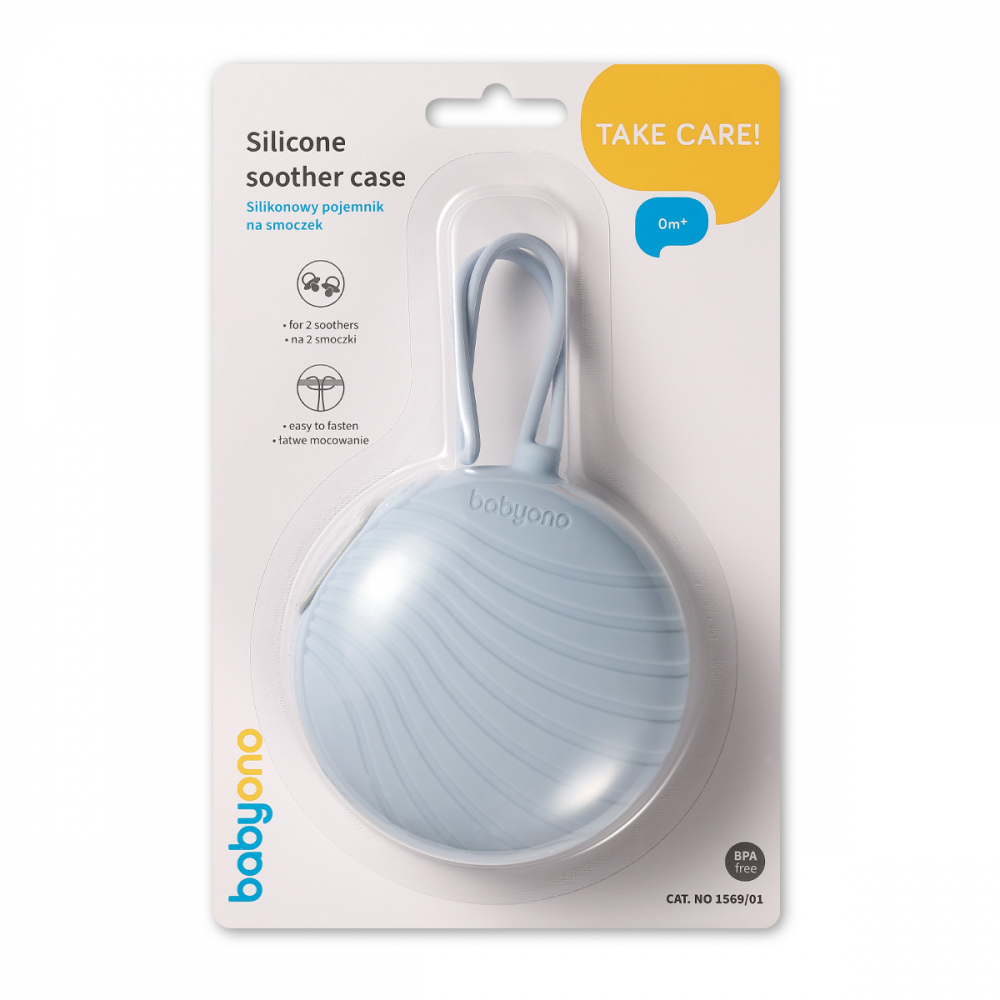 Husă Silicon Suzetă Babyono Albastru - Sigură - imagine 5