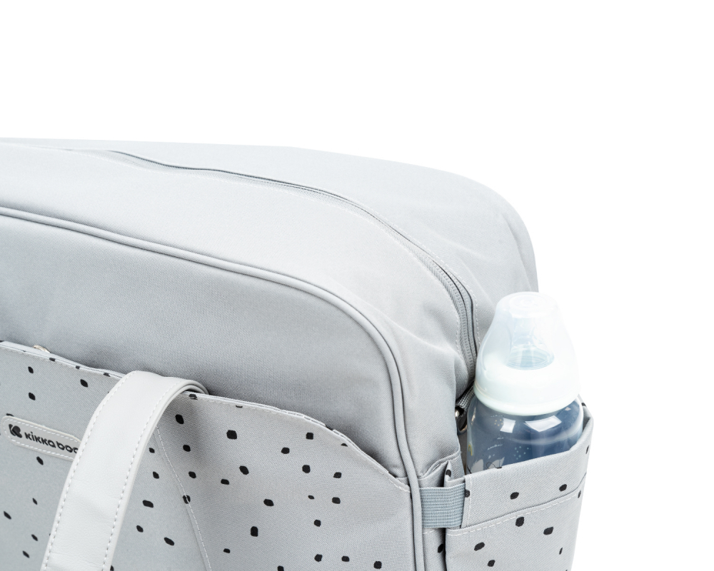 Geantă Kikkaboo Chelsea Dots Gri cu Accesorii - imagine 7