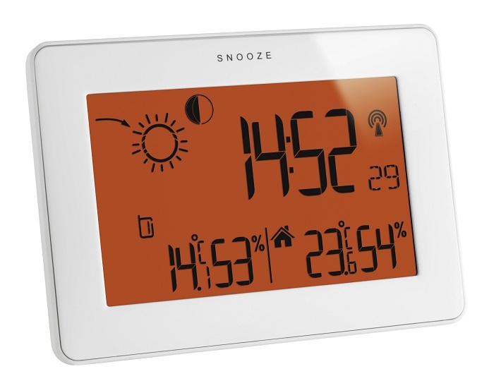 Stație Meteo Wireless TFA White | Umiditate Ideală - imagine 2