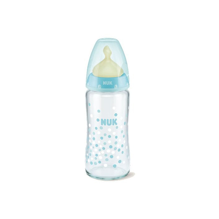 Biberon NUK First Choice Plus 240ml, Tetina Latex, Turcoaz - imagine 4