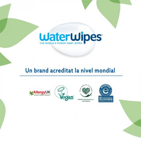 WaterWipes Biodegradabile 60buc - Pura Ingrijire - imagine 4
