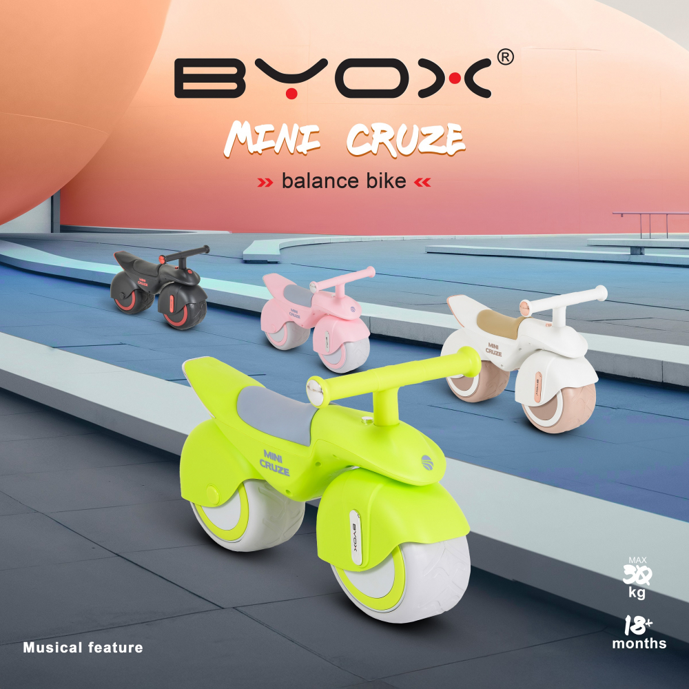 Byox Mini Cruze Pink - Bicicletă Echilibru