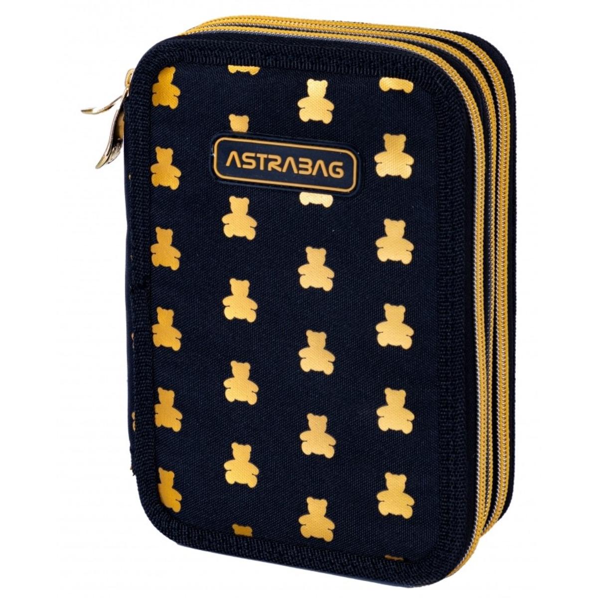 Penar AstraBag 3 Compartimente Echipat, Golden Teddy