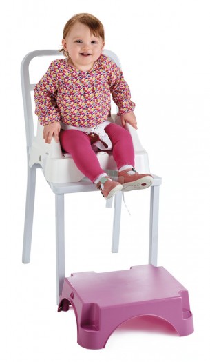 Booster 3 in 1 Thermobaby Edgar, Pink - imagine 3