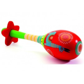 Maracas Djeco Lemn | Instrument Muzical Educativ - imagine 2