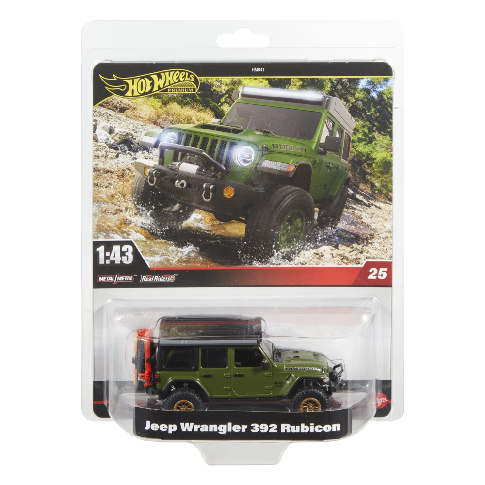 Hot Wheels Premium Jeep Wrangler 1:43 - Model Metalic