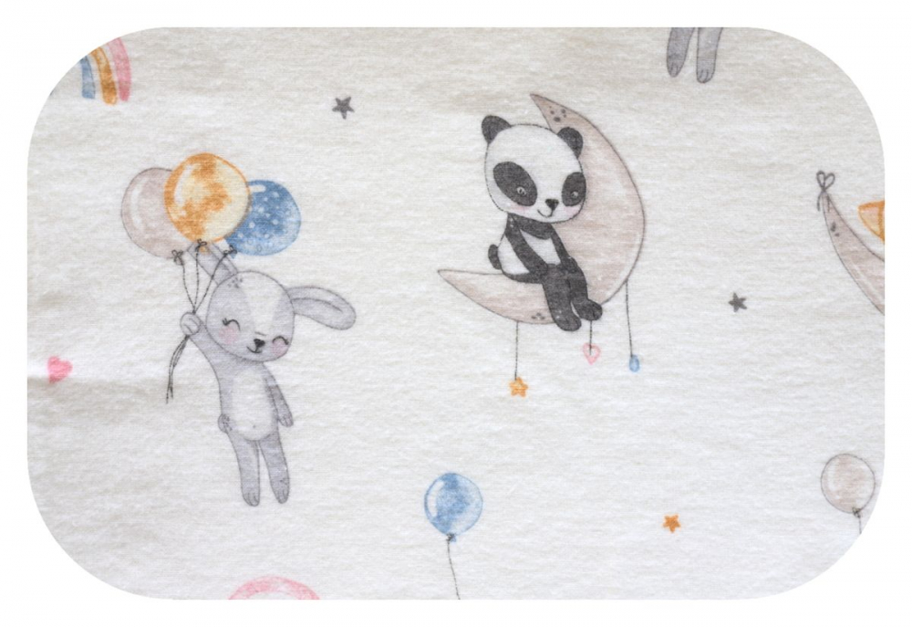 Scutec Finet Egakids Panda Moon | 100% Bumbac - imagine 2