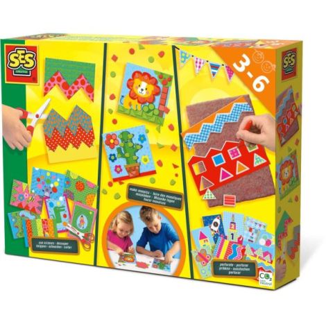 Set Creativ Ses | Taiere, Perforare si Mozaic