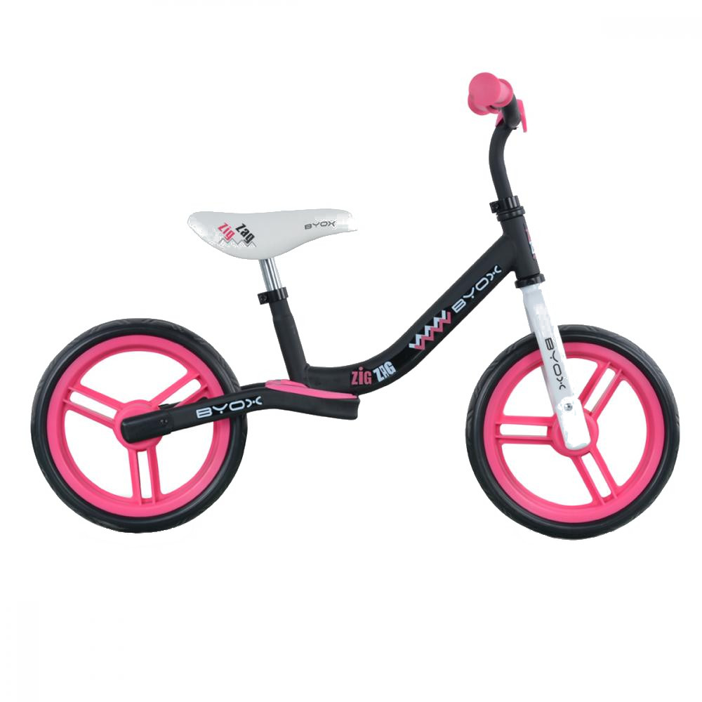 Bicicleta Byox Zig-Zag Pink 12" Fără Pedale - imagine 2