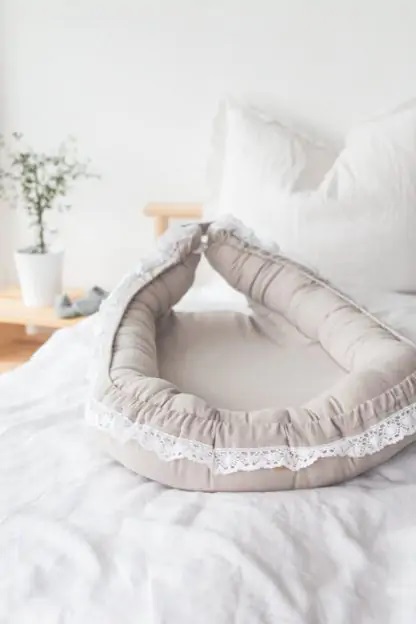 BabyLy Babynest Premium Dantela Bej | Babysteps - imagine 3