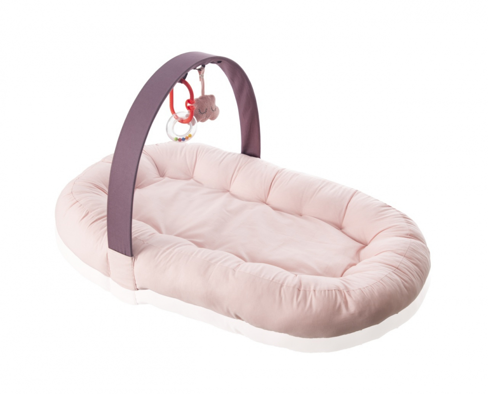 BabyJem Babynest Somon cu Bară Jucării - imagine 7
